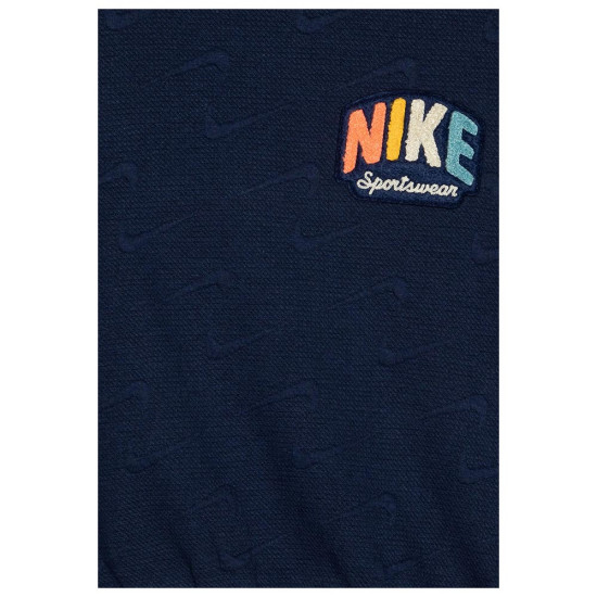 Nike Βρεφικές φόρμες σετ Sportswear Powder Play Jacquard Crew